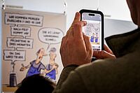 Impressionen der Karikaturenausstellung