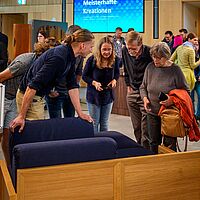Impressionen der Ausstellung des Tischler- und Malerhandwerks 2024