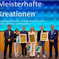 Impressionen der Ausstellung des Tischler- und Malerhandwerks 2024