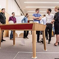 Impessionen der Ausstellung des Tischler- und Malerhandwerks vom 24. Juli 2021