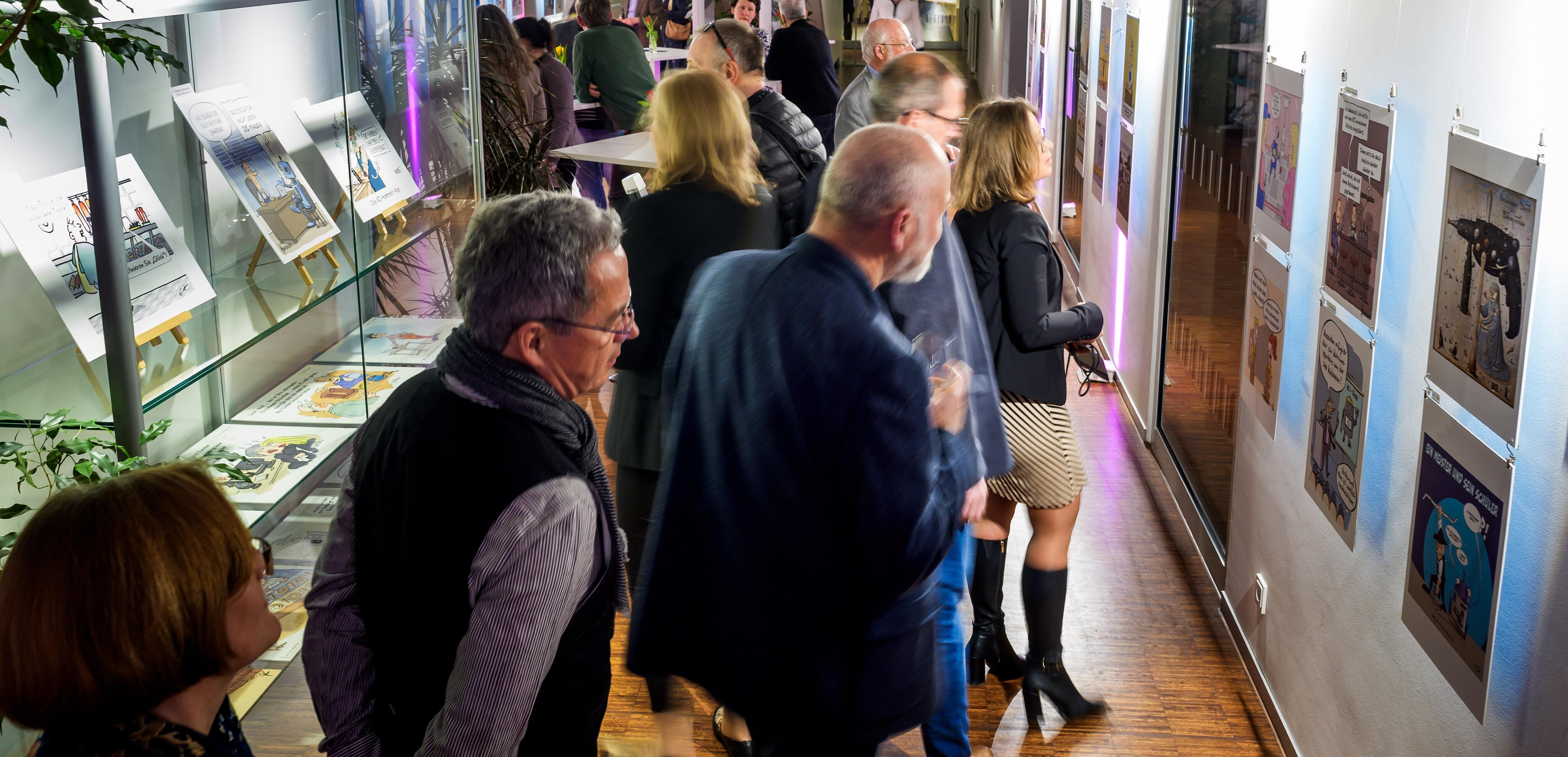Impressionen der Karikaturenausstellung