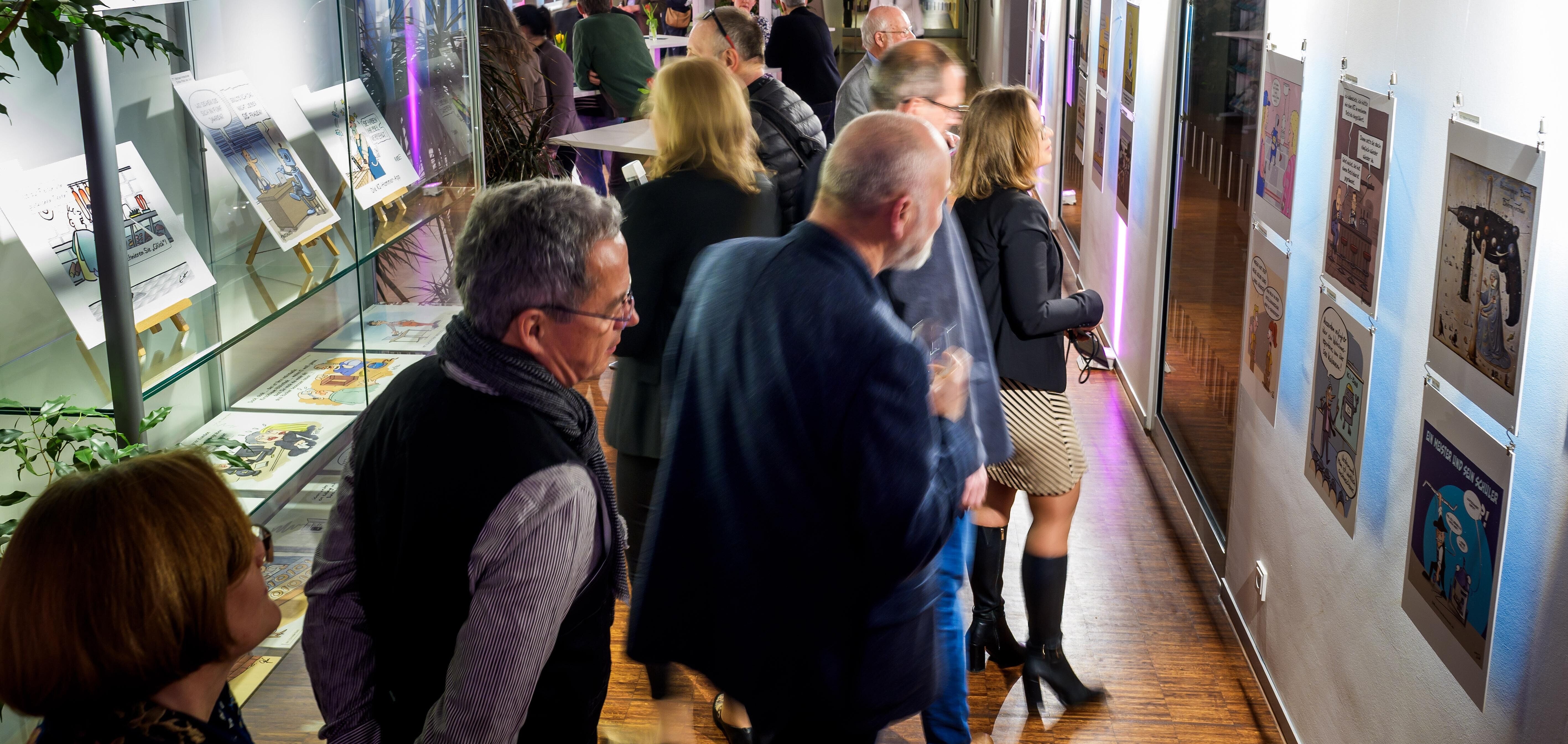 Impressionen der Karikaturenausstellung