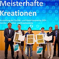 Impressionen der Ausstellung des Tischler- und Malerhandwerks 2024