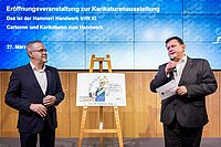 Impressionen der Karikaturenausstellung