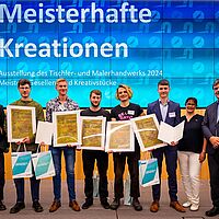 Impressionen der Ausstellung des Tischler- und Malerhandwerks 2024