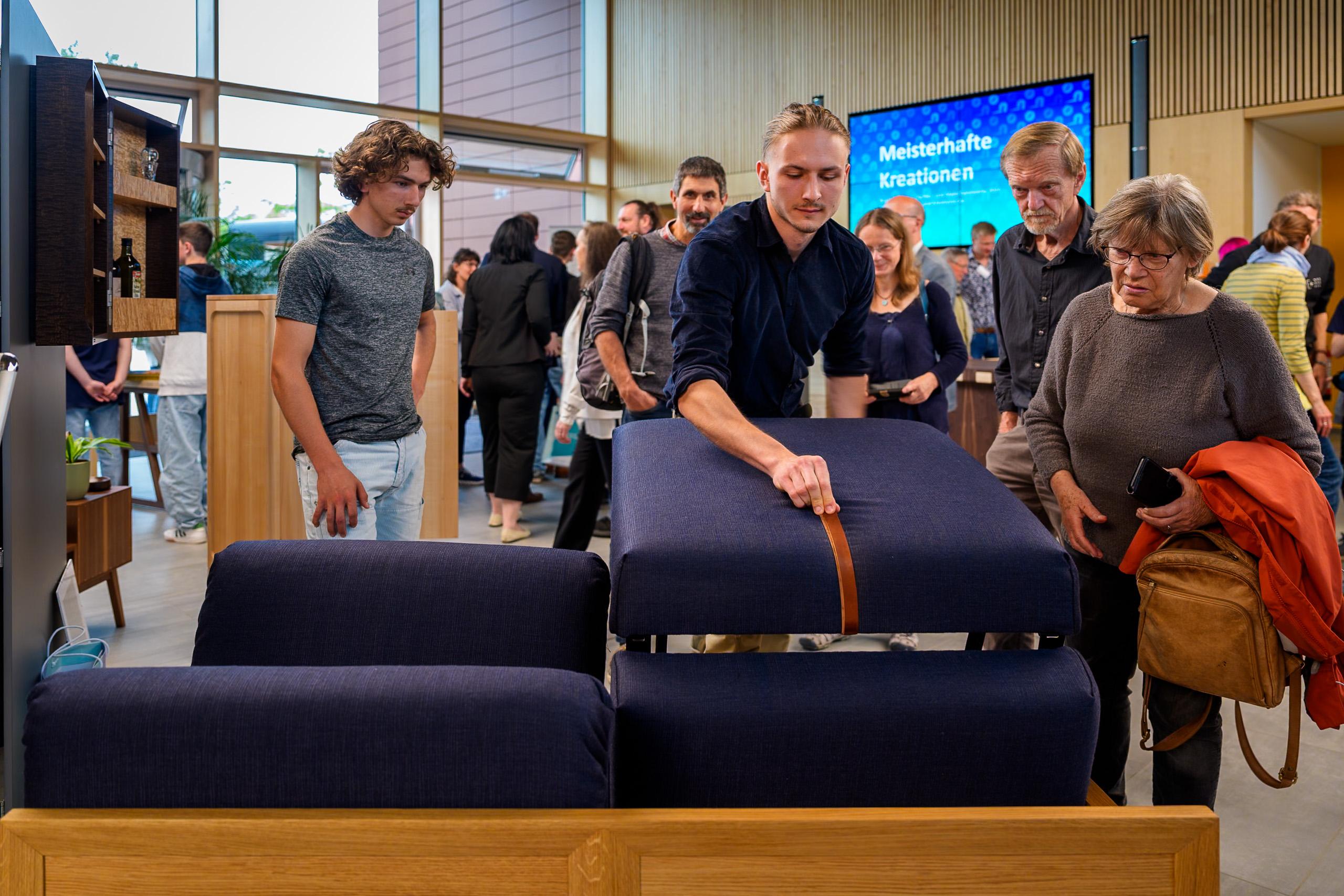 Impressionen der Ausstellung des Tischler- und Malerhandwerks 2024